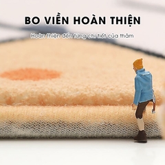 Thảm lau chân hoạt hình 40x60 lông Cashmere dày 10mm siêu thấm hút họa tiết dễ thương