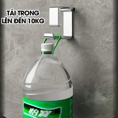 Móc treo thau chậu, móc treo rỗ nhựa RX16 phiên bản cải tiến Thép không rỉ