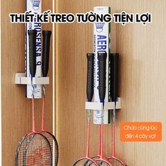 Móc treo chuyên dụng cho vợt cầu lông, móc dán tường RX21
