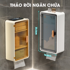 Hộp đựng khăn giấy treo tường JW8503, hộp lưu trữ làm hộp đựng thuốc mini và các vật dụng nhỏ khác