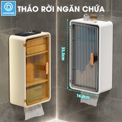 Hộp đựng khăn giấy treo tường JW8503, hộp lưu trữ làm hộp đựng thuốc mini và các vật dụng nhỏ khác