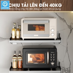 Kệ lò vi sóng, kệ gia vị kệ nhà bếp treo tường SQ-6188 thép carbon không rỉ