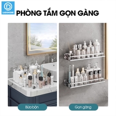 Kệ nhà tắm nhà bếp dán tường YQ-5578 Nhôm Anod không rỉ