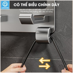 Giá treo máy sáy tóc chống trộm dán tường LD-7706 nhôm hợp kim không rỉ