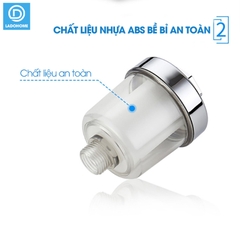 Đầu lọc nước cho vòi hoa sen, vòi rửa vệ sinh, vòi máy giặt,... LD-9322 tương thích cở ren 21, lõi lọc có thể thay thế