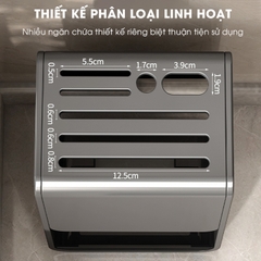 Giá để dao kệ dao để bàn treo tường LH-6327 thép carbon chống rỉ