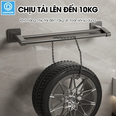 Giá treo khăn nhà tắm LD-5280 hợp kim nhôm không rỉ