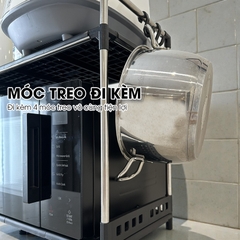Kệ nhà bếp, kệ để đồ gia dụng nồi cơm điện, lò vi sóng, nồi chiên không dầu LD-3642, khung inox không rỉ chịu tải lớn