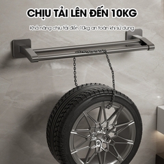 Giá treo khăn nhà tắm LD-5280 hợp kim nhôm không rỉ