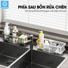Giá để nước rửa chén, kệ để dụng cụ rửa bát đĩa LD-2457