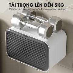 Hộp đựng giấy vệ sinh JW8810, đựng khăn giấy treo tường, nhựa PP nguyên sinh