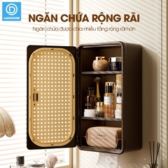 Hộp đựng khăn giấy mỹ phẩm treo tường JLG2503 , loại lớn có ngăn chia