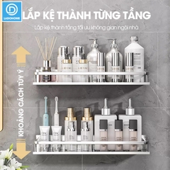 Kệ nhà tắm nhà bếp dán tường YQ-5578 Nhôm Anod không rỉ