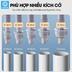 Thiết bị bịt kín ống thoát nước ngăn mùi SS15 cho nhà bếp, nhà vệ sinh, chống chảy ngược, chống con trùng, chống mùi