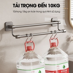 Giá treo khăn nhà tắm LD-5282 hợp kim nhôm không rỉ