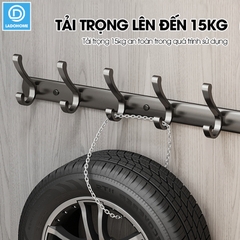 Móc treo tường RX14 Nhôm anod không rỉ, móc treo quần áo phòng ngủ, phòng khách, nhà tắm, nhà bếp, móc treo sau cửa