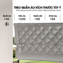 Dây phơi quần áo dây rút vô hình LH-6474 treo trong phòng tắm ngoài ban công ngoài trời dài tới 5.1m