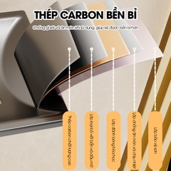 Khay đựng xà bông cục dán tường LD-1937 , khay đựng xà phòng có lỗ thoát nước thép carbon chống gỉ