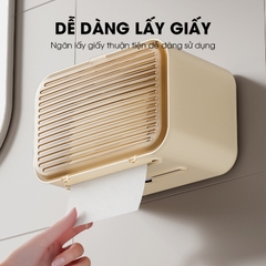 Hộp đựng giấy vệ sinh JW8810, đựng khăn giấy treo tường, nhựa PP nguyên sinh