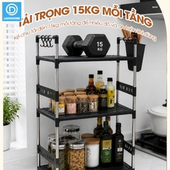 Kệ để gia vị nhà bếp khung inox chịu lực LD-3640