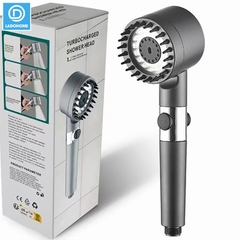 Vòi lá sen, vòi hoa sen kèm bộ lọc cao cấp LD-9010, 3 chế độ nước kèm nút gạt khóa nước tiện lợi