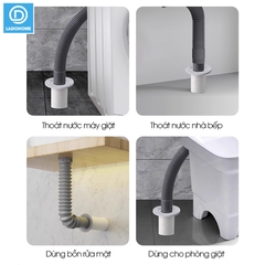 Thiết bị bịt kín ống thoát nước ngăn mùi SS15 cho nhà bếp, nhà vệ sinh, chống chảy ngược, chống con trùng, chống mùi