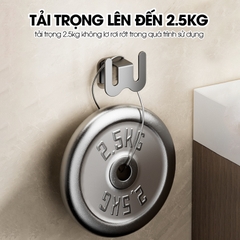 Giá để giày dép dán tường, móc treo giày dép trong nhà tắm RX13 Nhôm anod không rỉ