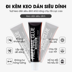 Giá để giày giá treo giày lên tường tiết kiệm không gian phòng tắm SQ-5266 Nhôm Anod không rỉ