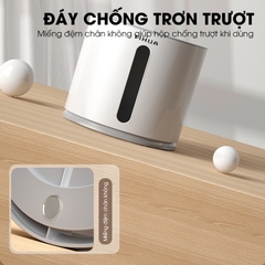 Hộp khăn giấy hộp đựng bút để bàn nhiều ngăn có thể xoay 360 TIHUA T9002