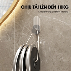 Móc treo khăn treo đồ decor phòng tắm vật liệu Acrylic cao cấp AR10 tặng kèm keo dán
