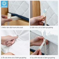 Kẹp chống trượt ga trải giường và vỏ chăn, kẹp cố định góc chăn bông ga giường D1863