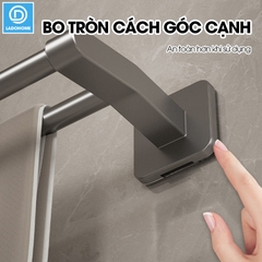 Giá treo khăn nhà tắm LD-5280 hợp kim nhôm không rỉ