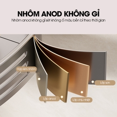 Kệ treo tường nhà tắm nhà bếp cốc hút chân không LD-6717 / LD-6719, nhôm anod không rỉ, không cần khoan đục