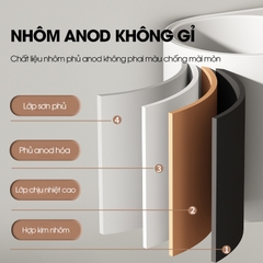 Dụng cụ lấy kem đánh răng tự động 2112 Nhôm Anod không rỉ