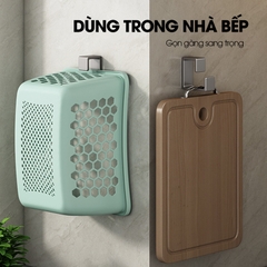 Móc treo thau nhựa, móc treo chậu rửa chén chậu giặt đồ RX12 thép carbon không rỉ