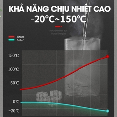 Hủ đựng trà thủy tinh, hủ đựng ngủ cốc nhà bếp, đồ ăn nhẹ snack, hủ gia vị có nắp bằng INOX cao cấp MFG-006