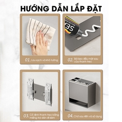 Kệ treo dao muỗng đũa thớt đa năng SQ-6545
