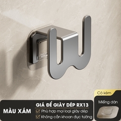Giá để giày dép dán tường, móc treo giày dép trong nhà tắm RX13 Nhôm anod không rỉ