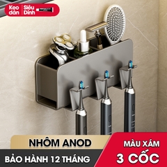 Kệ treo bàn chải và kem đánh răng có kèm cốc và dụng cụ nhã kem tự động LH-5478C