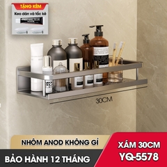 Kệ nhà tắm nhà bếp dán tường YQ-5578 Nhôm Anod không rỉ