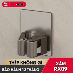 Móc kẹp cây lau nhà treo tường thép không rỉ RX09