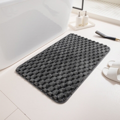 Thảm chùi chân lông nhung vân mai rùa lông dày mềm mịn chống trượt 40x60cm