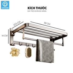 Giá treo khăn đa năng nhôm anod cao cấp SQ-6299