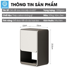 Giá để dao kệ dao để bàn treo tường LH-6327 thép carbon chống rỉ