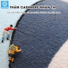 Thảm lau chân hoạt hình 40x60 lông Cashmere dày 10mm siêu thấm hút họa tiết dễ thương