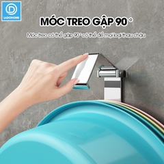 Móc treo thau chậu, móc treo rỗ nhựa RX16 phiên bản cải tiến Thép không rỉ