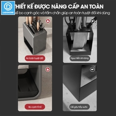 Giá để dao kệ dao để bàn treo tường LH-6327 thép carbon chống rỉ