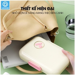 Hộp chia thuốc JW2728 có ron su chống ẩm, hộp chia 7 ngày 4 buổi sáng trưa chiều tối