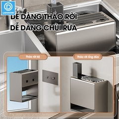Kệ treo dao muỗng đũa thớt đa năng SQ-6545