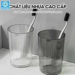 Cốc nước súc miệng, cốc đánh răng, ly uống nước A01 nhựa PET trong suốt